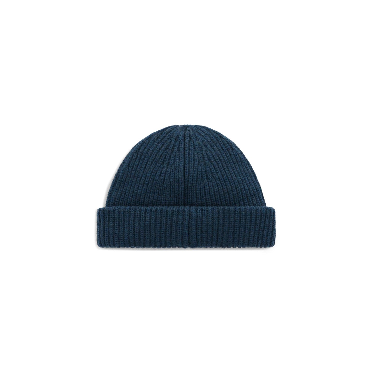 Back View of Topo Designs Global Beanie in "Midnight Heather"