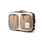 Front View of Topo Designs Global Briefcase in "Woodland / Elmwood"