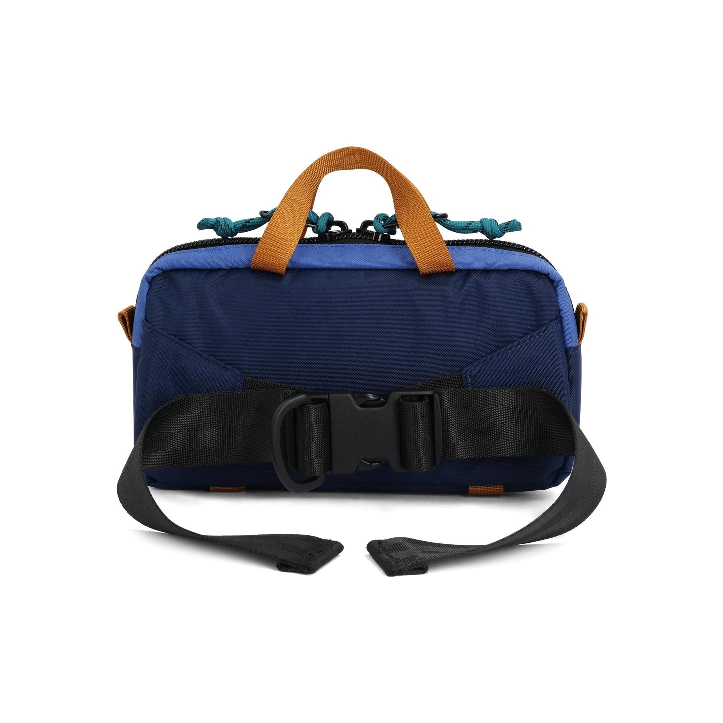 Back View of Topo Designs Mini Quick Pack in "Cobalt / Midnight"