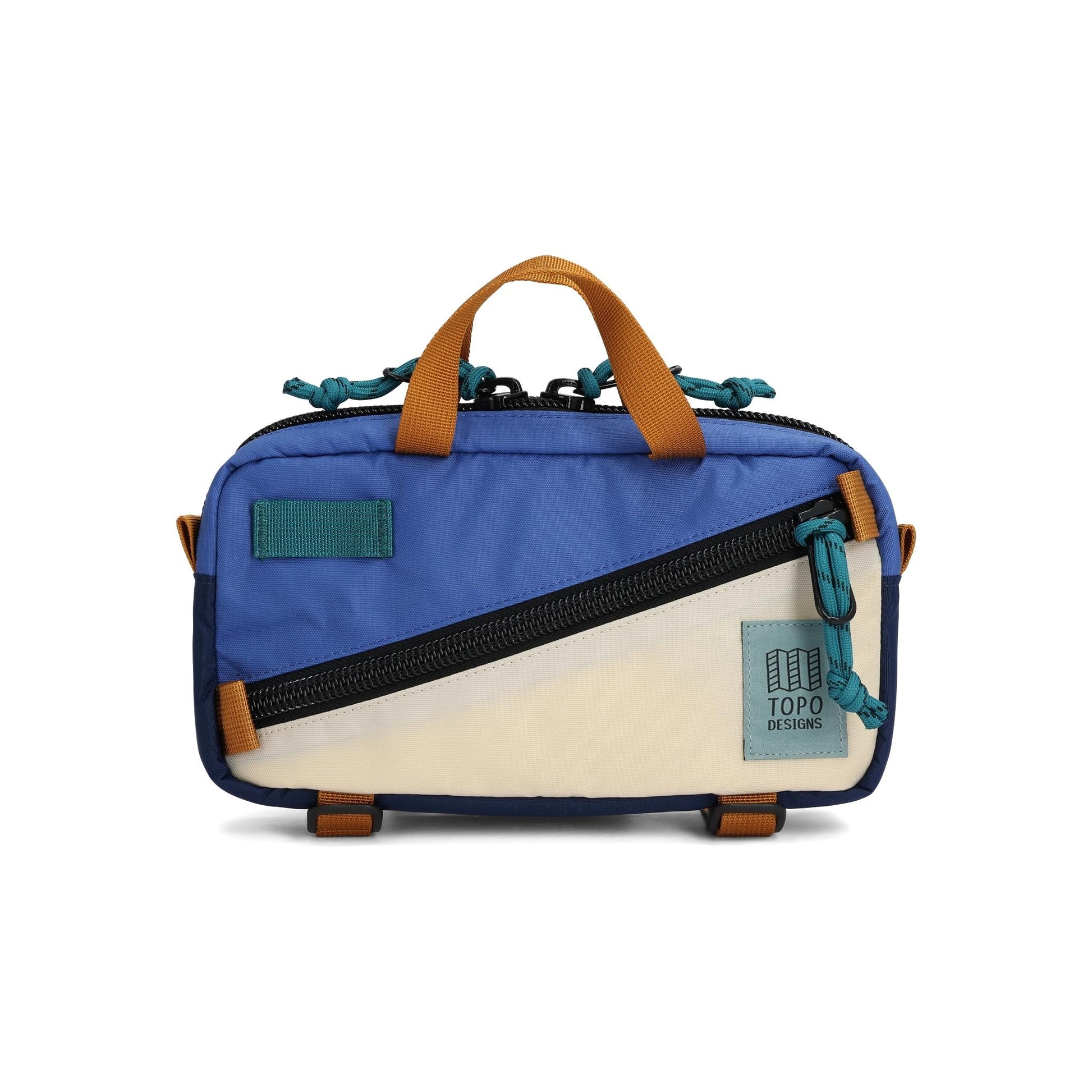 Front View of Topo Designs Mini Quick Pack in "Cobalt / Midnight"