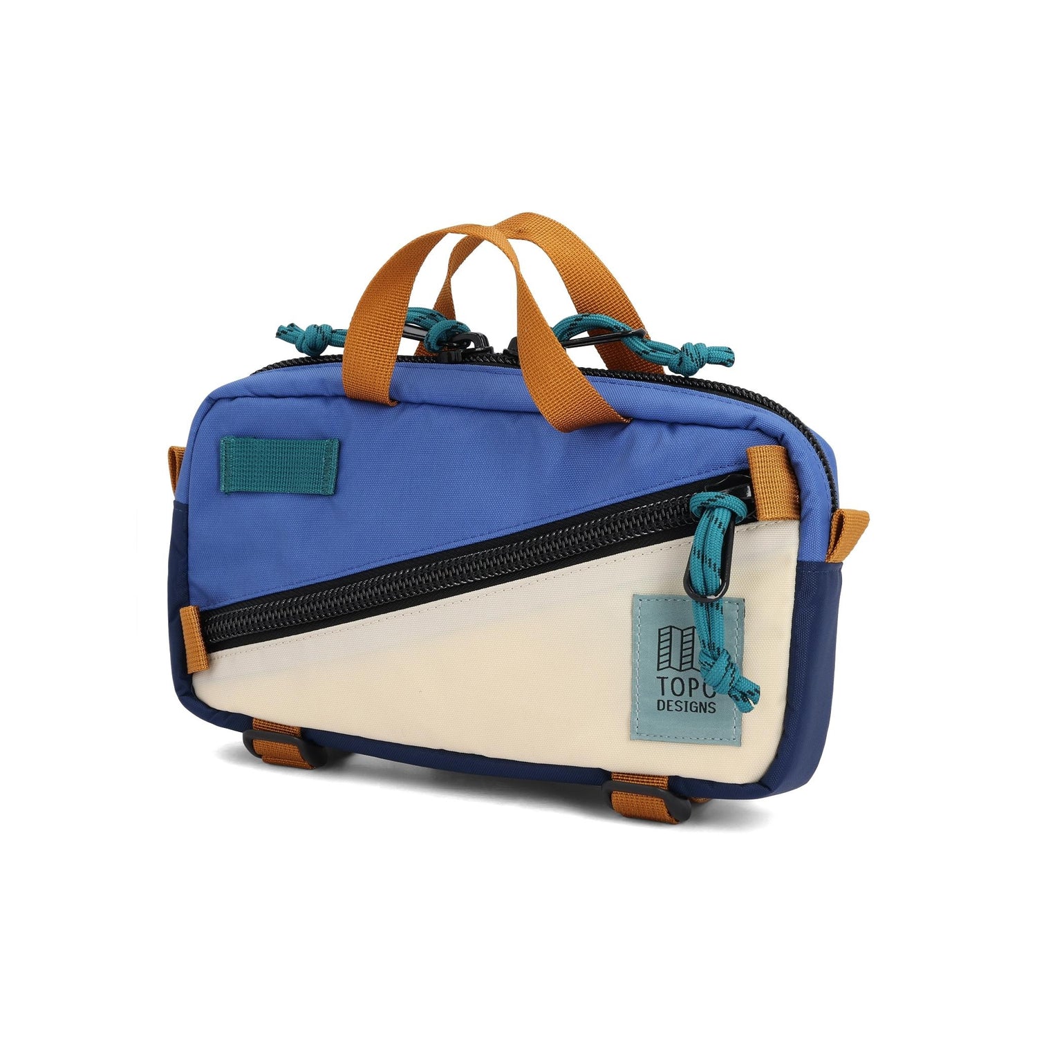 Front View of Topo Designs Mini Quick Pack in "Cobalt / Midnight"