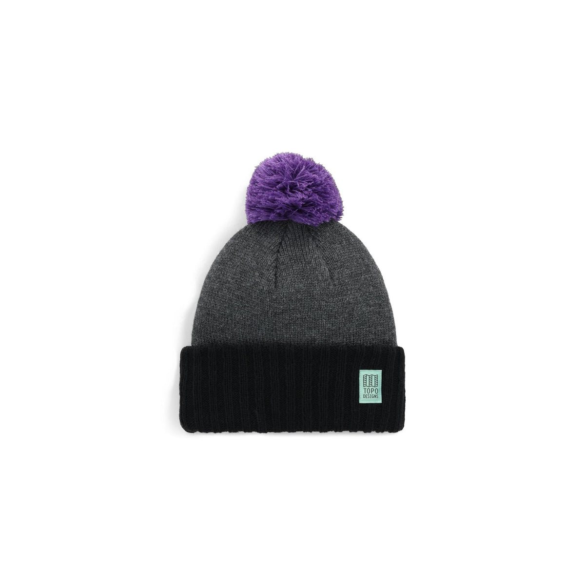 Pompom Beanie | Warm Winter Pom Pom Beanie Hat - Topo Designs display picture 2