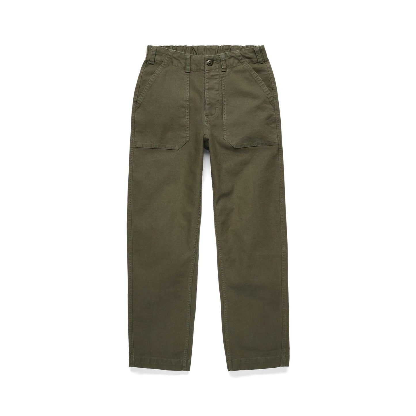 Front View of Topo Designs Field Pant - Women's in "Beetle"