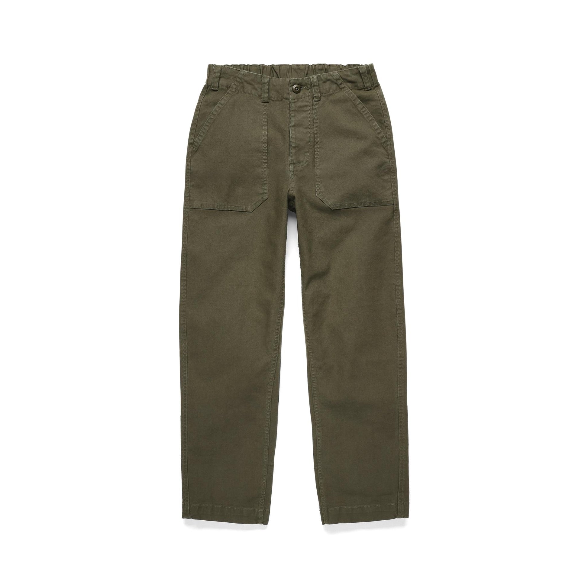 Front View of Topo Designs Field Pant - Women's in "Beetle"