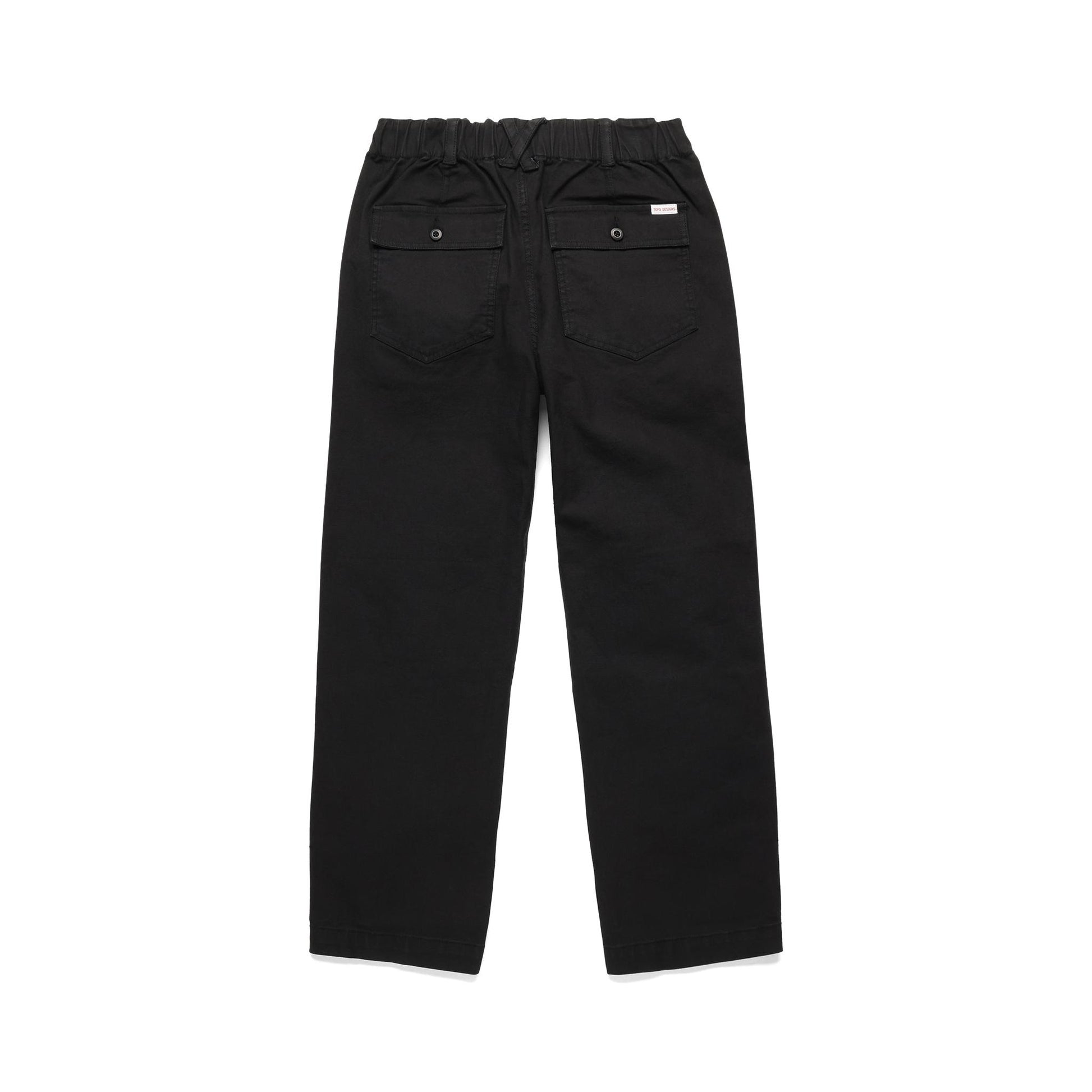 Back View of Topo Designs Field Pant - Women's in "Black"