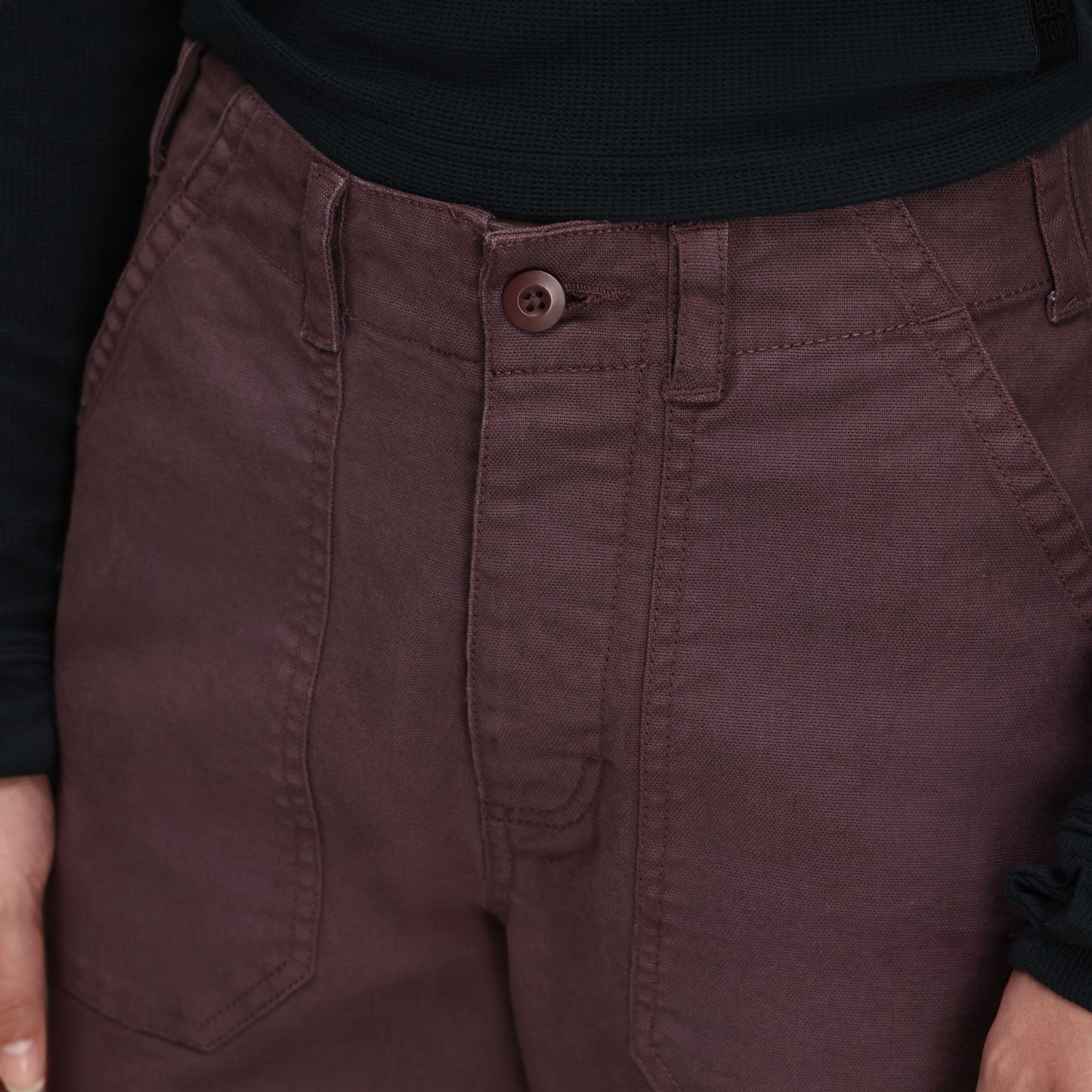 General Detail shot of Topo Designs Field Pant - Women's in "Huckleberry"