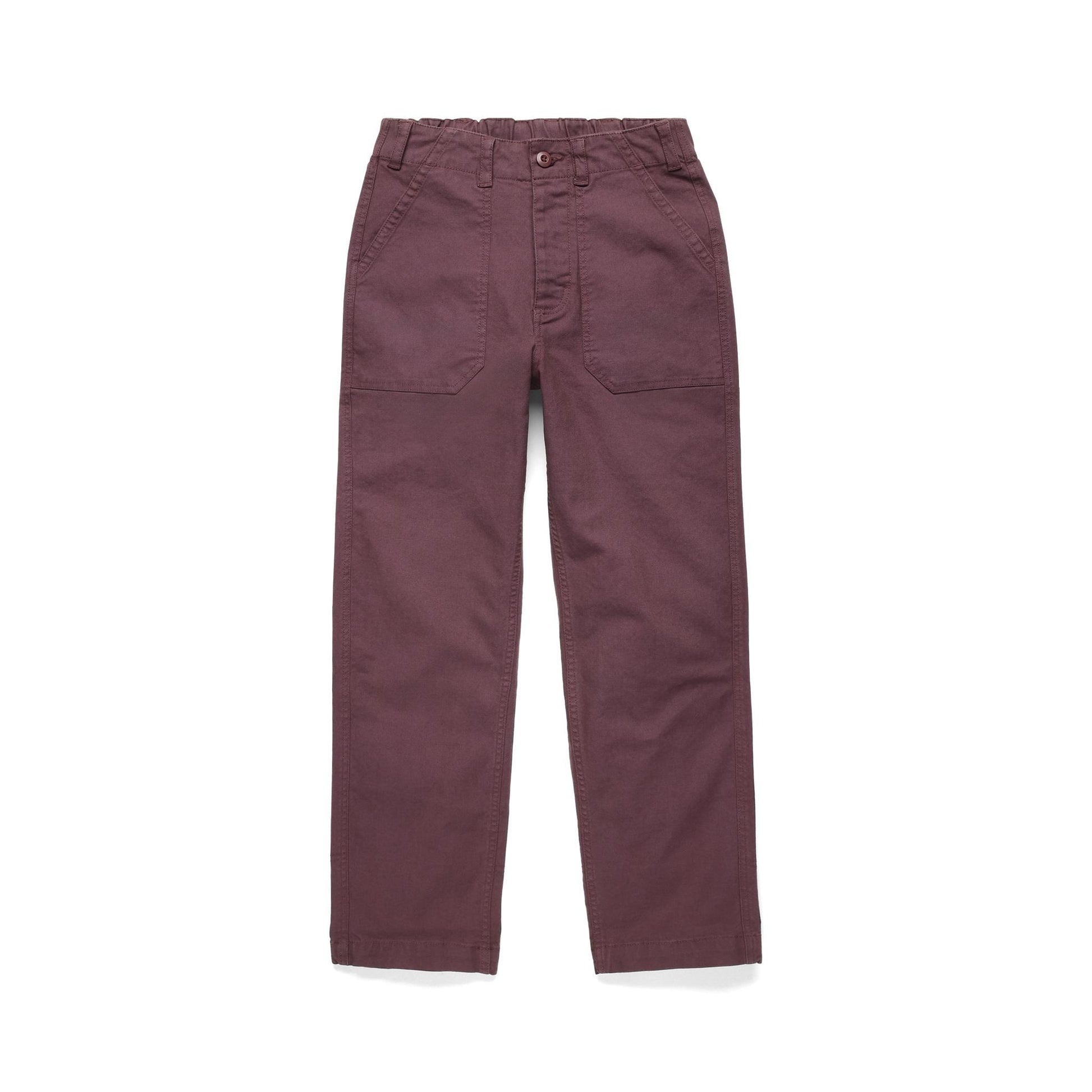 Front View of Topo Designs Field Pant - Women's in "Huckleberry"
