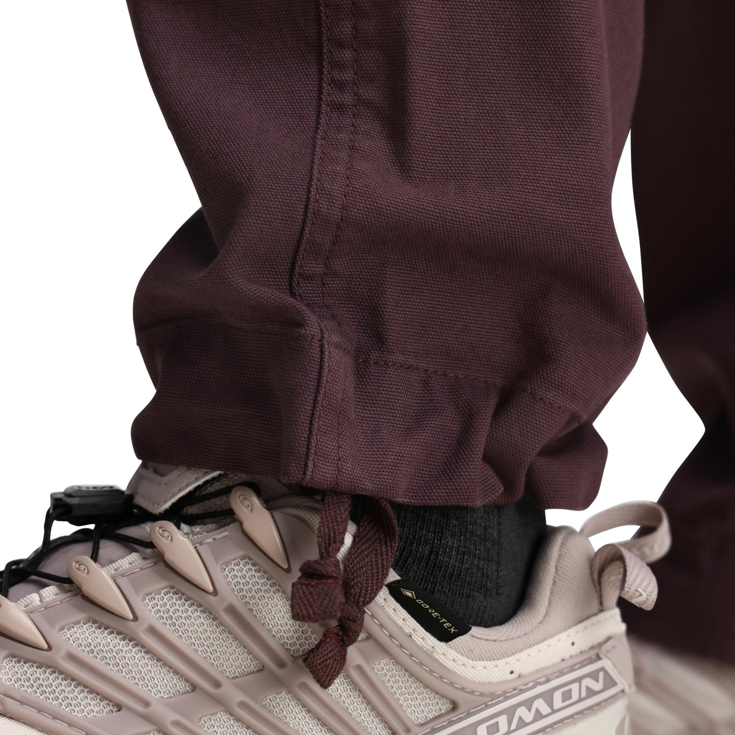 General Detail shot of Topo Designs Dirt Pants Classic - Women's in "Huckleberry"