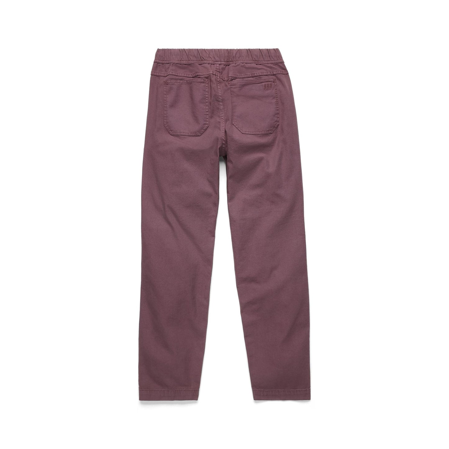 Back View of Topo Designs Dirt Pants Slim - Women's in "Huckleberry"
