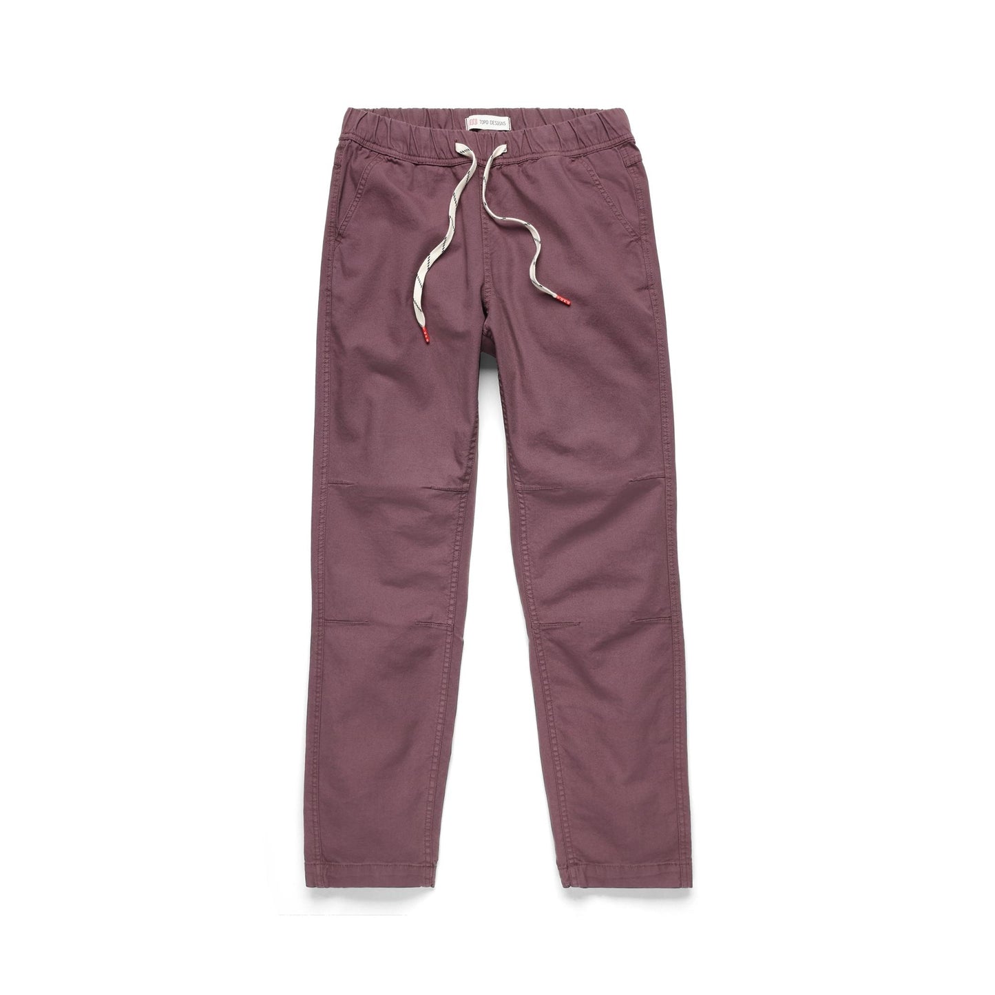 Front View of Topo Designs Dirt Pants Slim - Women's in "Huckleberry"