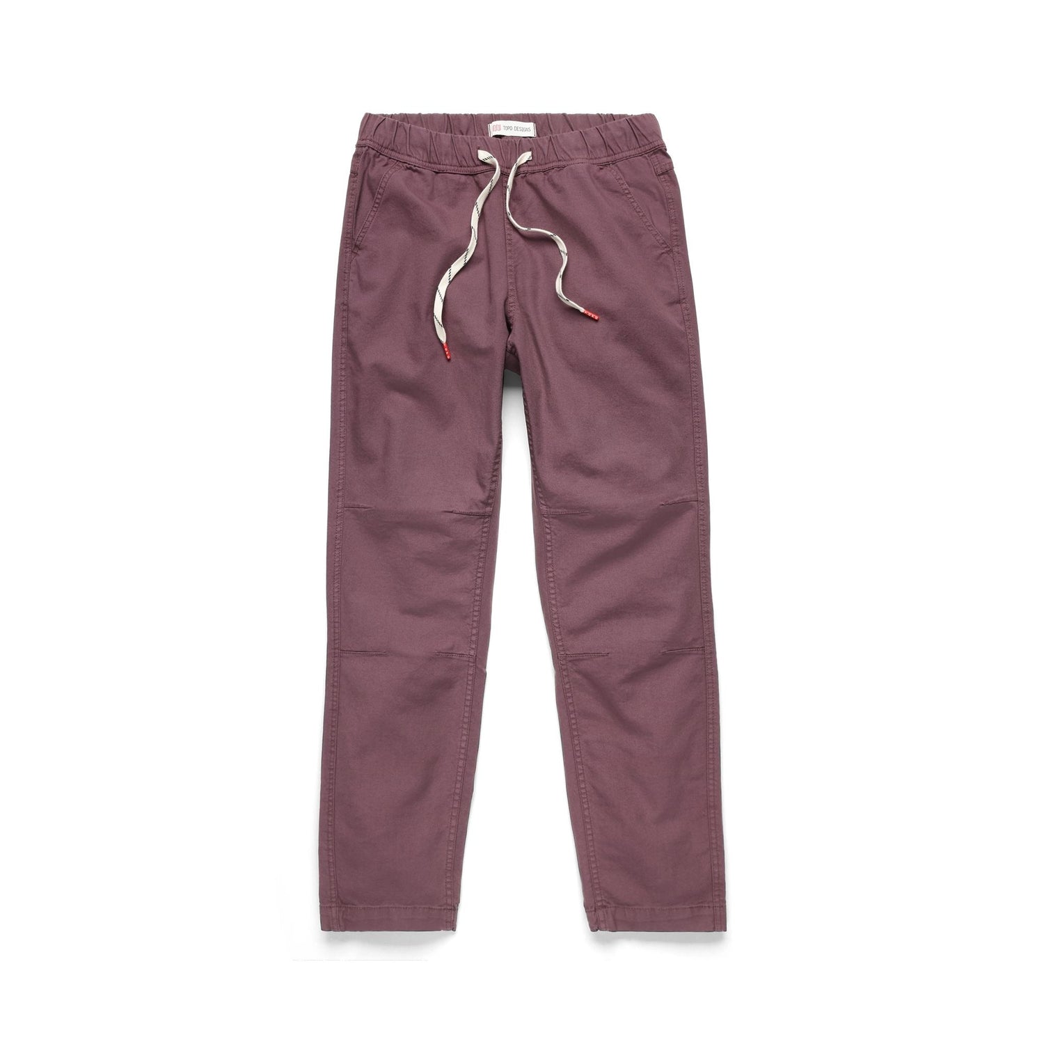 Front View of Topo Designs Dirt Pants Slim - Women's in "Huckleberry"