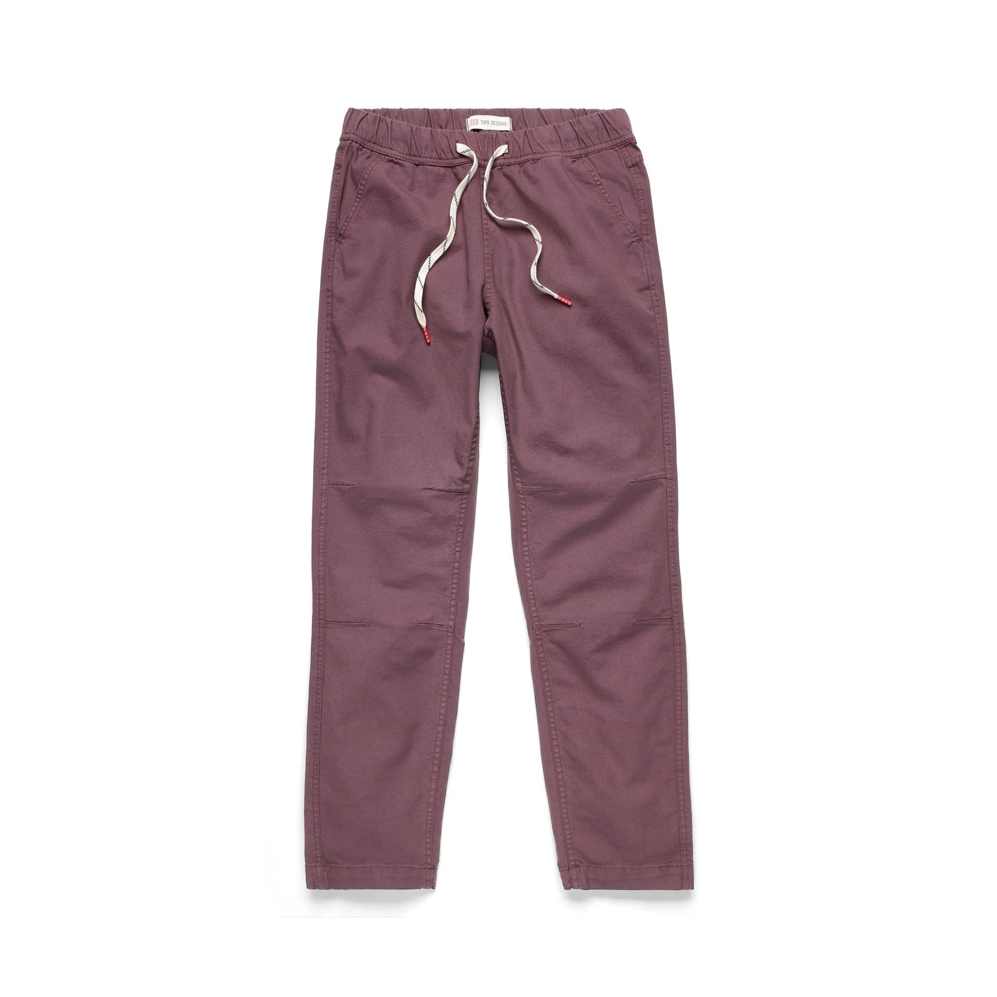 Front View of Topo Designs Dirt Pants Slim - Women's in "Huckleberry"