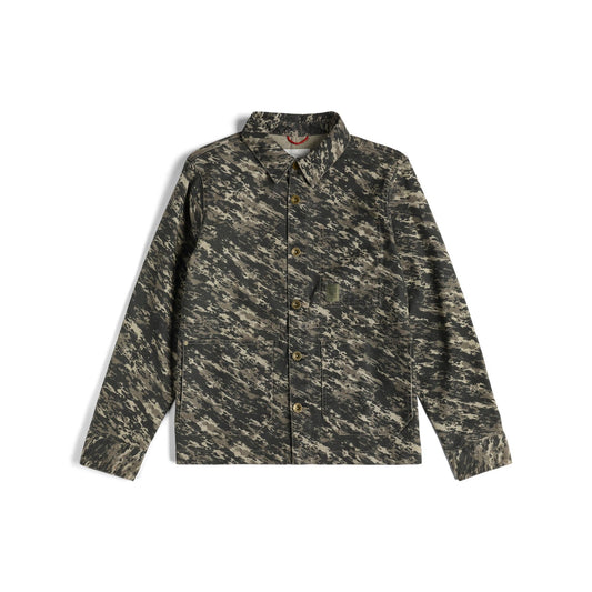 Front View of Topo Designs Utility Jacket - Women's in "Beetle Yukon"