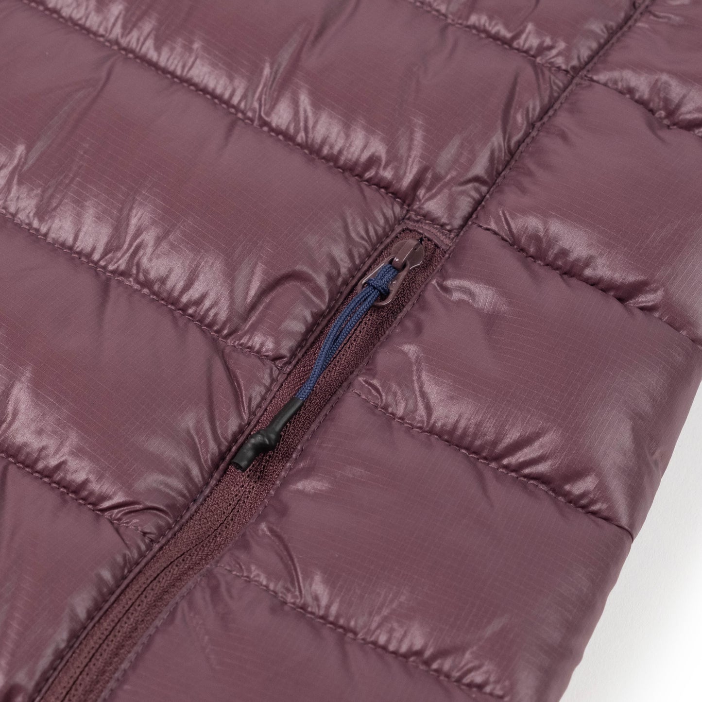 General Detail shot of Topo Designs Townie Puffer Jacket - Women's in "Huckleberry"