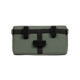 Back view of Topo Designs Bike Bag in "Very Peri / Forest"