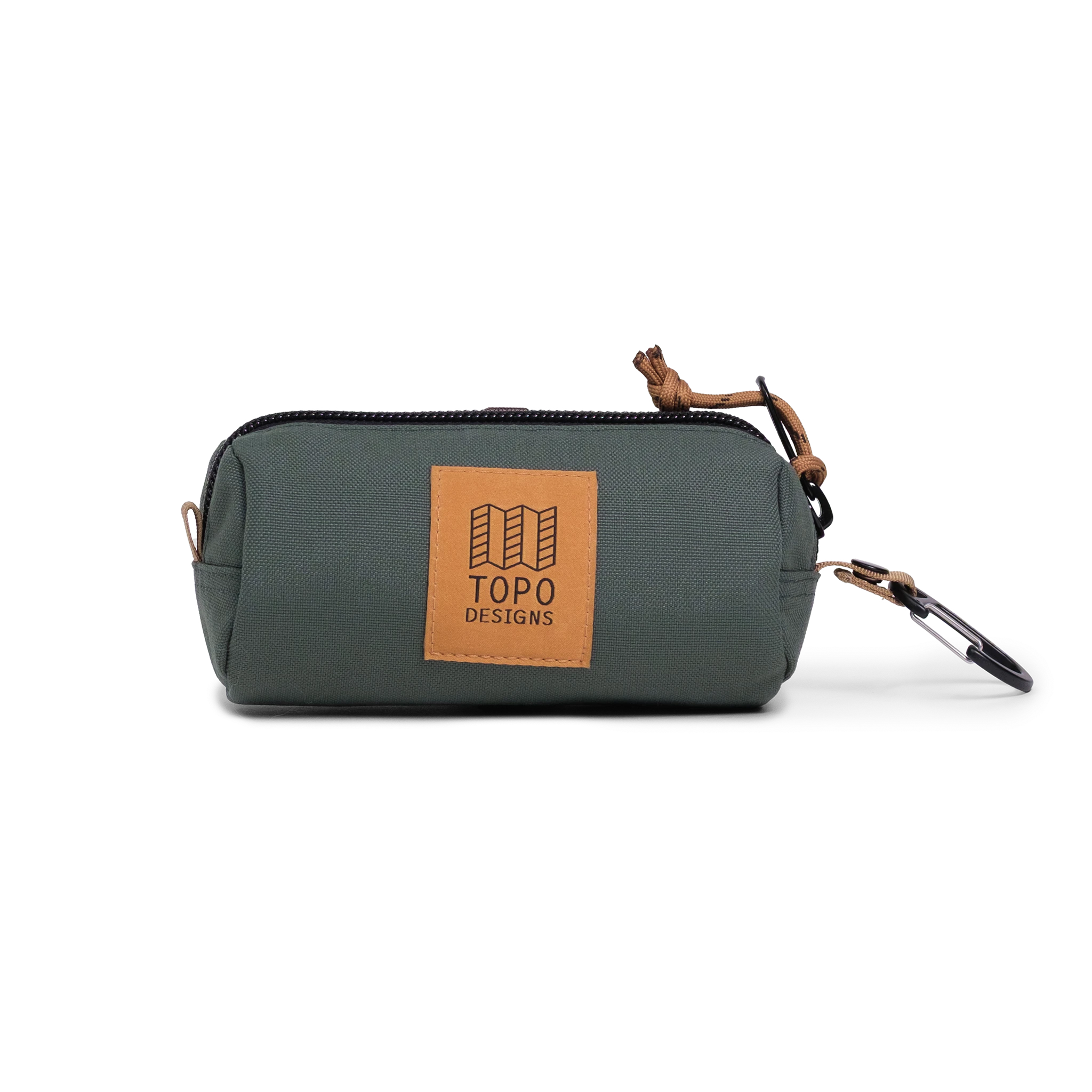 Front View of Topo Designs Burrito Bag in "Forest / Woodland"