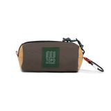 Front View of Topo Designs Burrito Bag in "Woodland / Goldenrod"