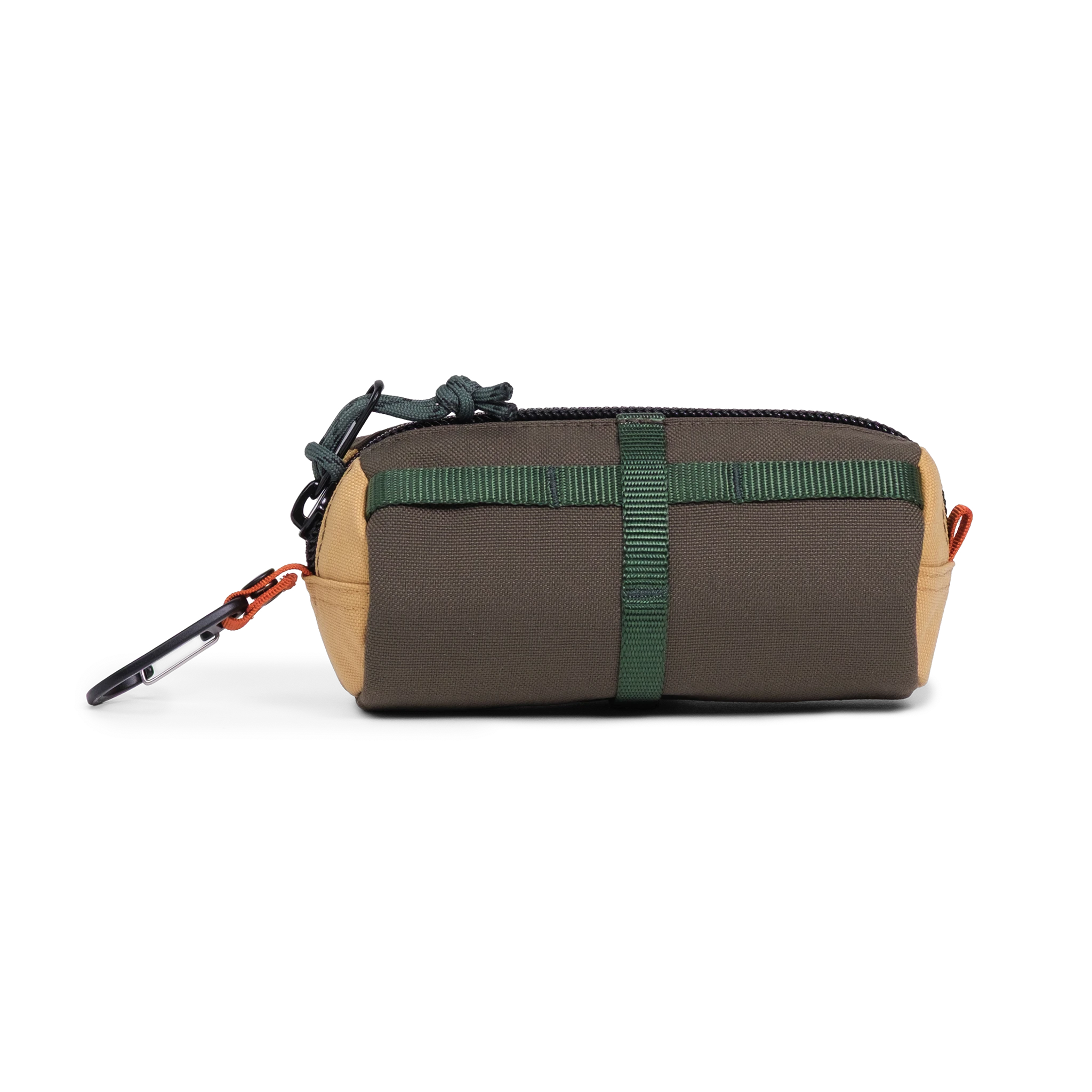 Back View of Topo Designs Burrito Bag in "Woodland / Goldenrod"