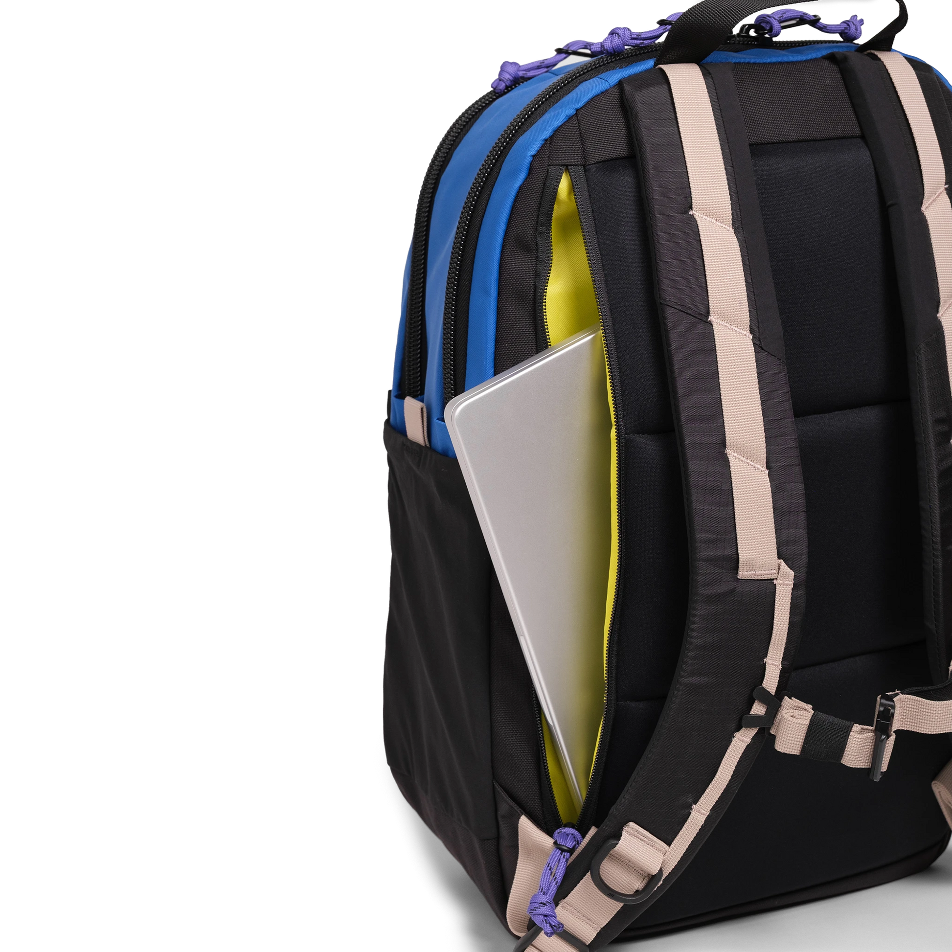 blue backpack with laptop sleeve Away Commuter in Coast The Diaper Backpack with Laptop Sleeve is a diaper backpack designed to support full days on the move Waterproof School Backpack - Laptop