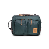 Front View of Topo Designs Global Briefcase in "Woodland / Forest"