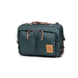 Front View of Topo Designs Global Briefcase in "Woodland / Forest"