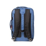 Back view of Topo Designs Global Pro 3-Way Briefcase in "Ocean Blue"