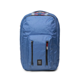 Front view of Topo Designs Global Pro Backpack in "Ocean Blue"