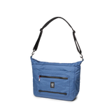 Front view of Topo Designs Global Pro Travel Tote in "Ocean Blue"