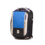Topo Designs Global Travel Backpack in "Classic Blue/ Bone White"