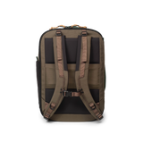 Back View of Topo Designs Global Travel Backpack  in "Woodland / Forest"