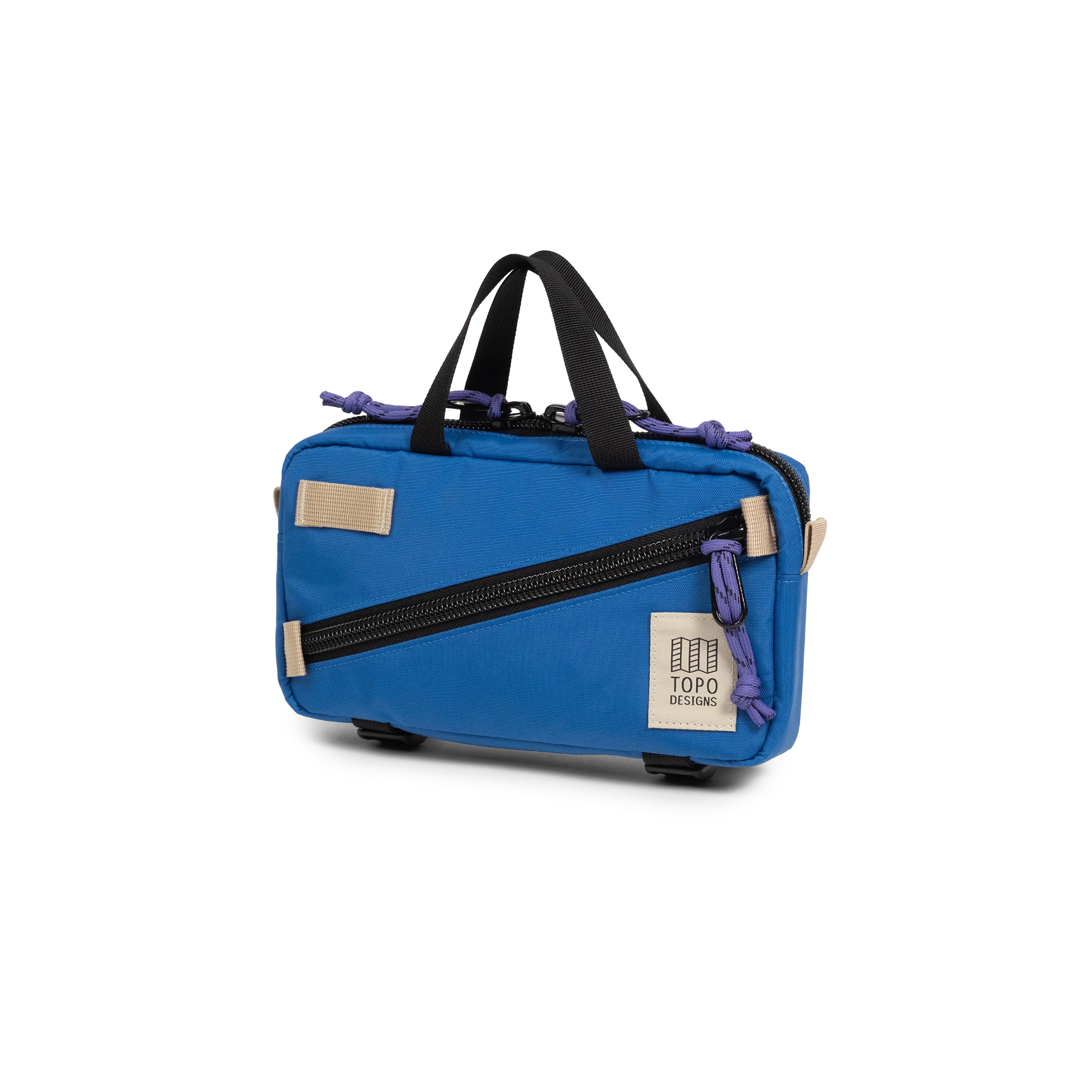 Front view of Topo Designs Mini Quick Pack in "Classic Blue"