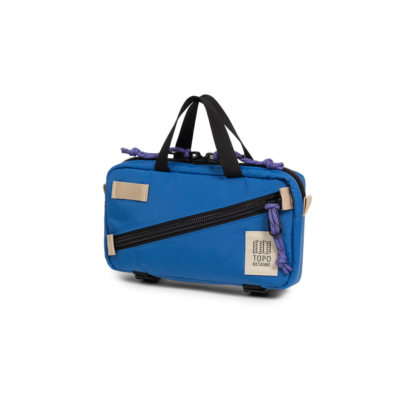 Front view of Topo Designs Mini Quick Pack in "Classic Blue"