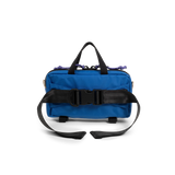 Back view of Topo Designs Mini Quick Pack in "Classic Blue"