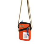Front View of Topo Designs Mini Shoulder Bag in "Persimmon Haze"