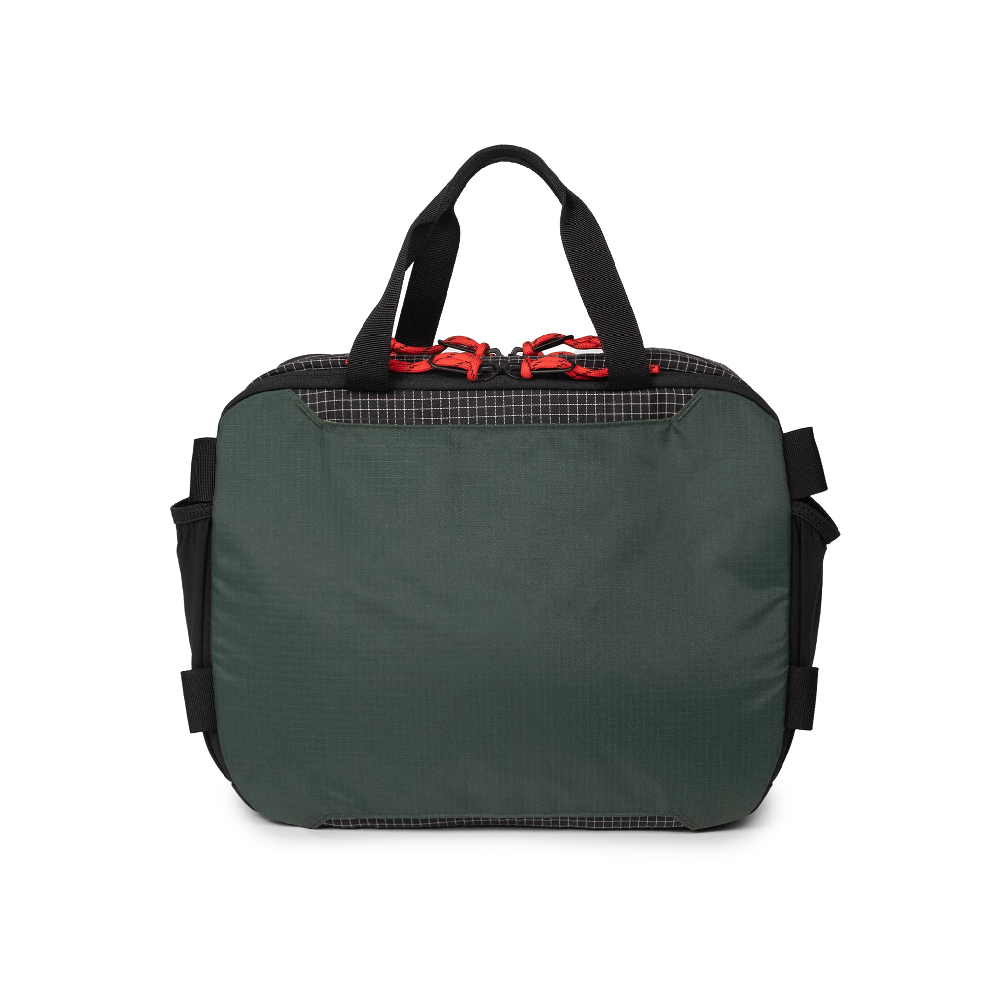 Back View of Topo Designs Mountain Cross Bag in "Grid / Very Peri"