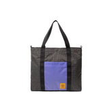 Front view of Topo Designs Mountain Essential Tote in "Grid / Very Peri"