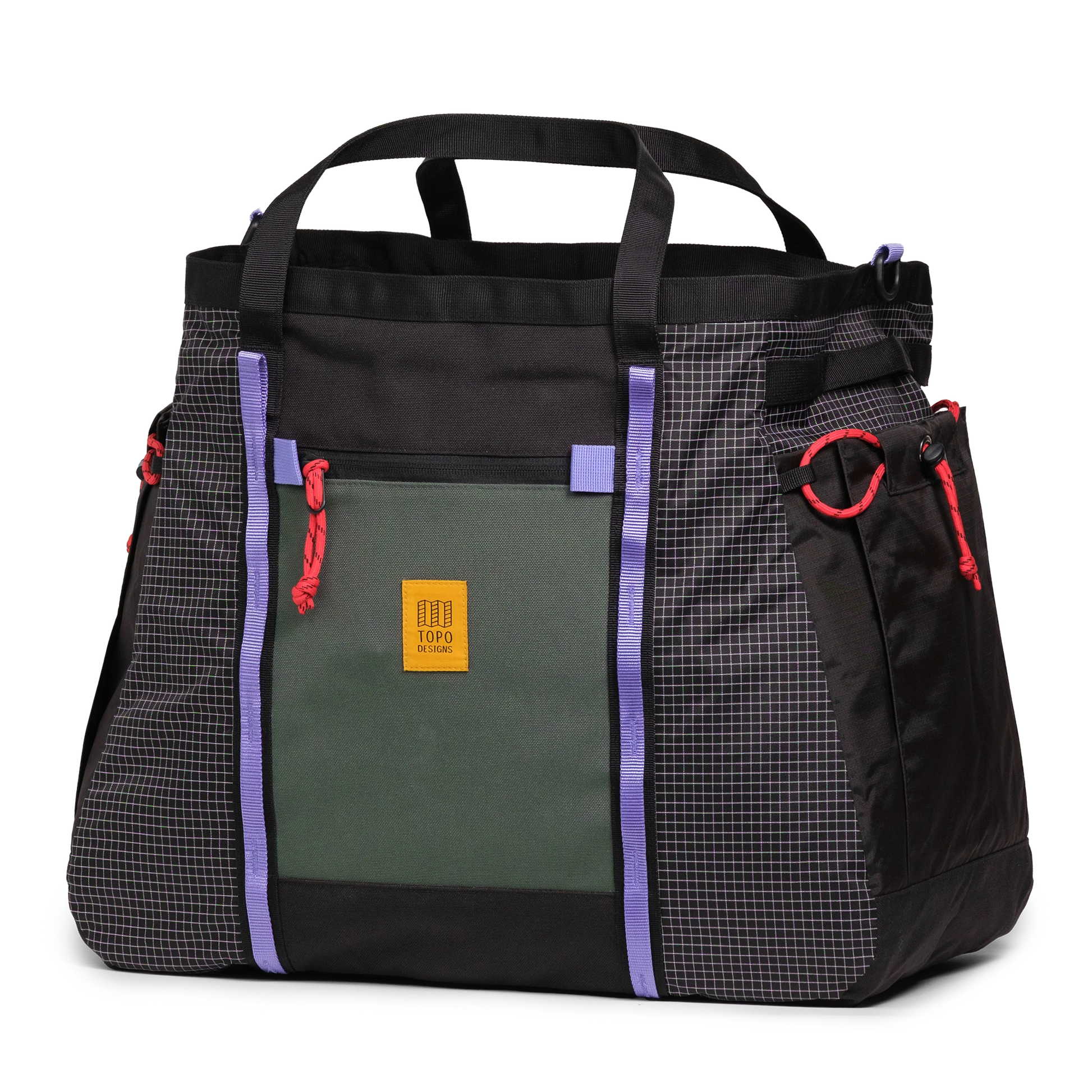 Topo Designs Mountain Gear Bag in "Very Peri / Forest"