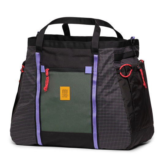 Topo Designs Mountain Gear Bag in "Very Peri / Forest"