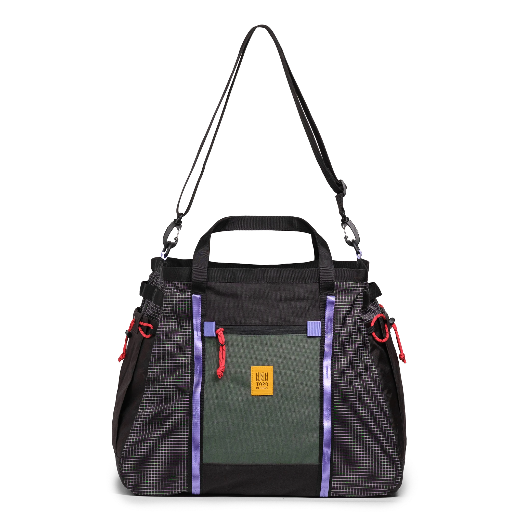 Topo Designs Mountain Gear Bag in "Very Peri / Forest"