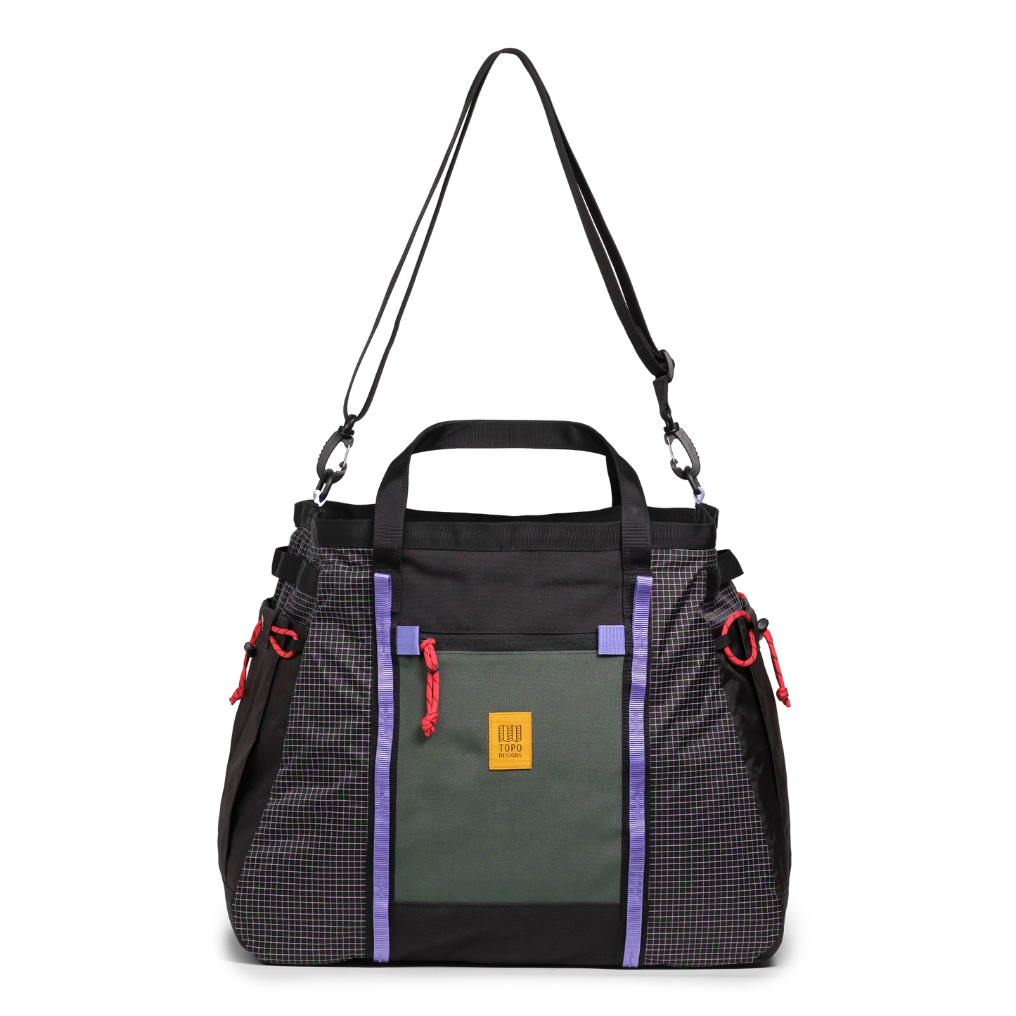Topo Designs Mountain Gear Bag in "Very Peri / Forest"