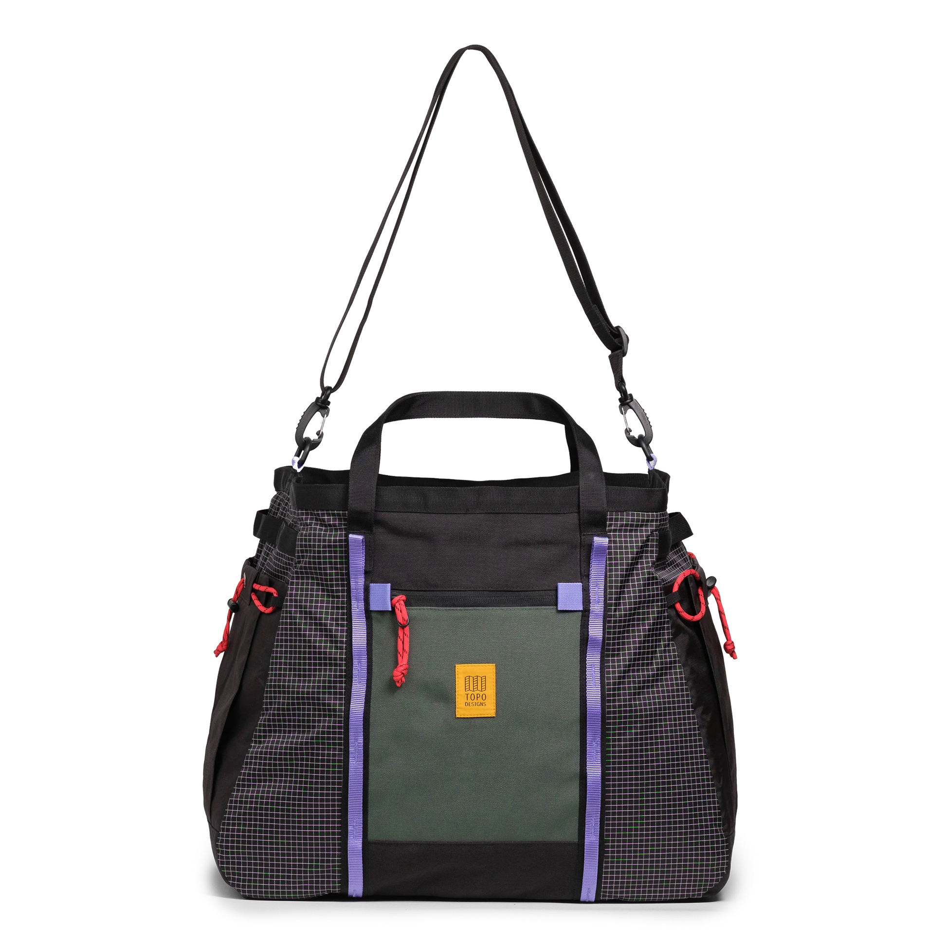 Topo Designs Mountain Gear Bag in "Very Peri / Forest"
