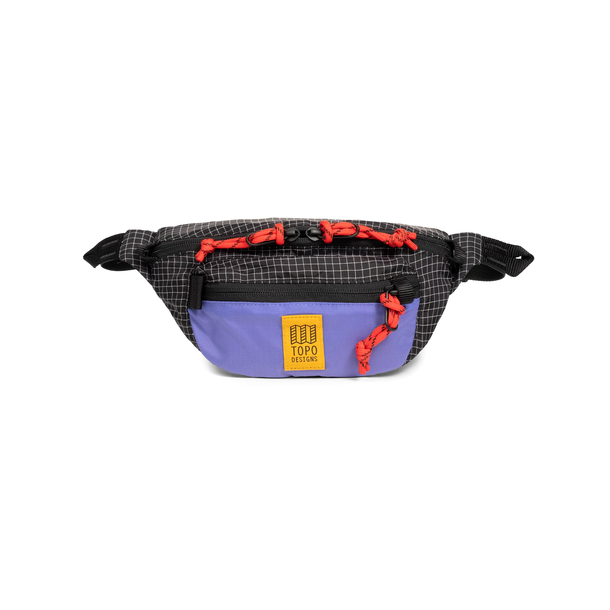 Topo Designs Mountain Waist Pack in "Grid / Very Peri"