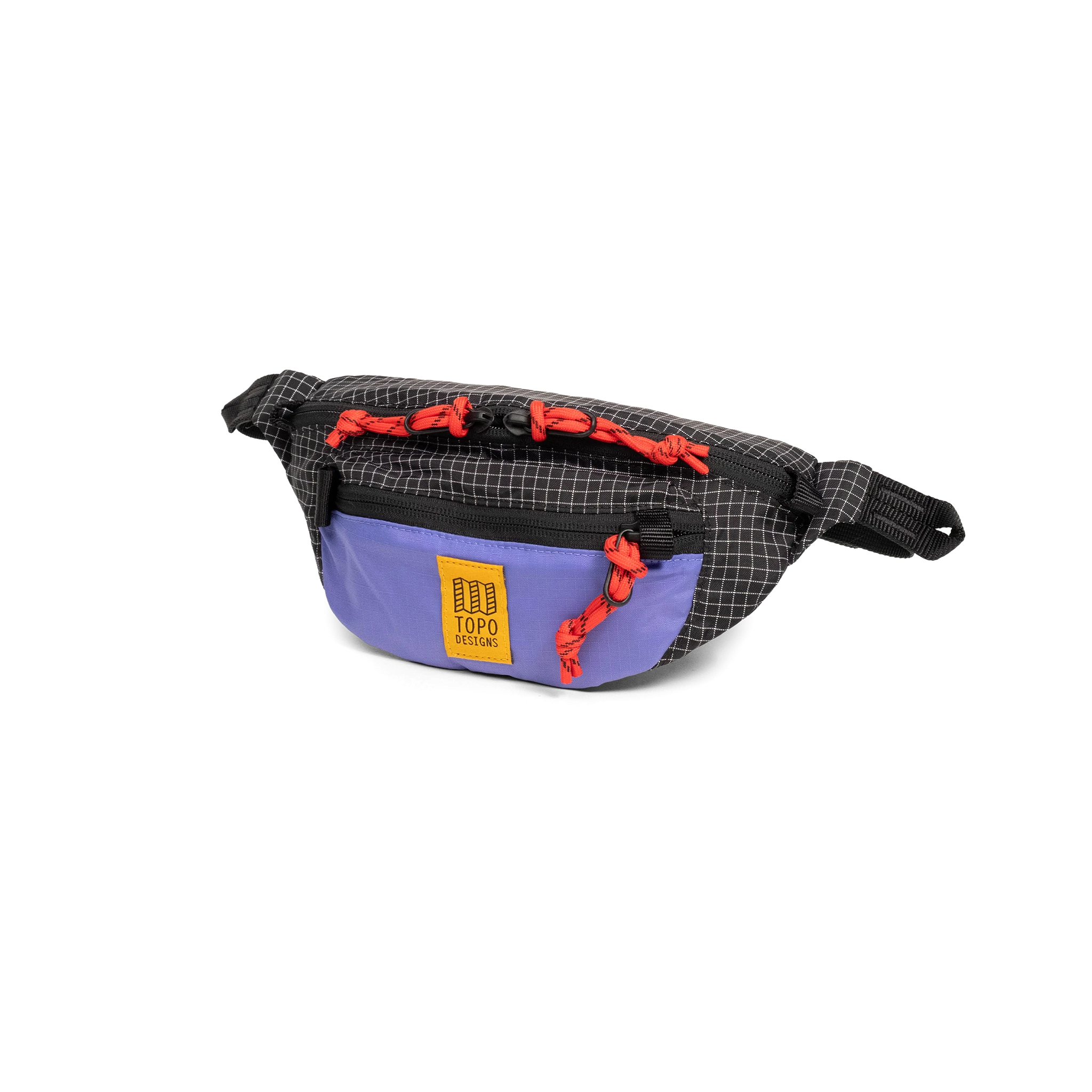 Topo Designs Mountain Waist Pack in "Grid / Very Peri"