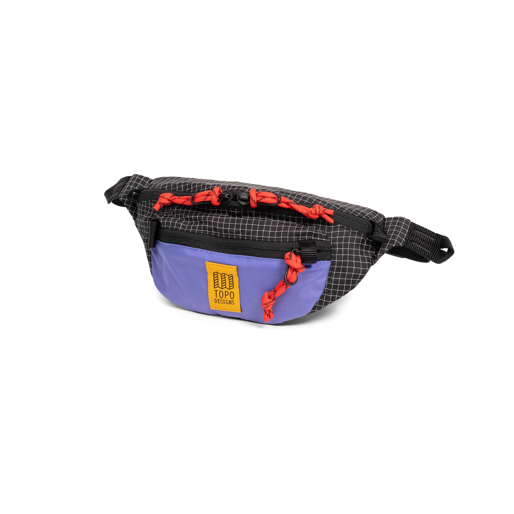 Topo Designs Mountain Waist Pack in "Grid / Very Peri"