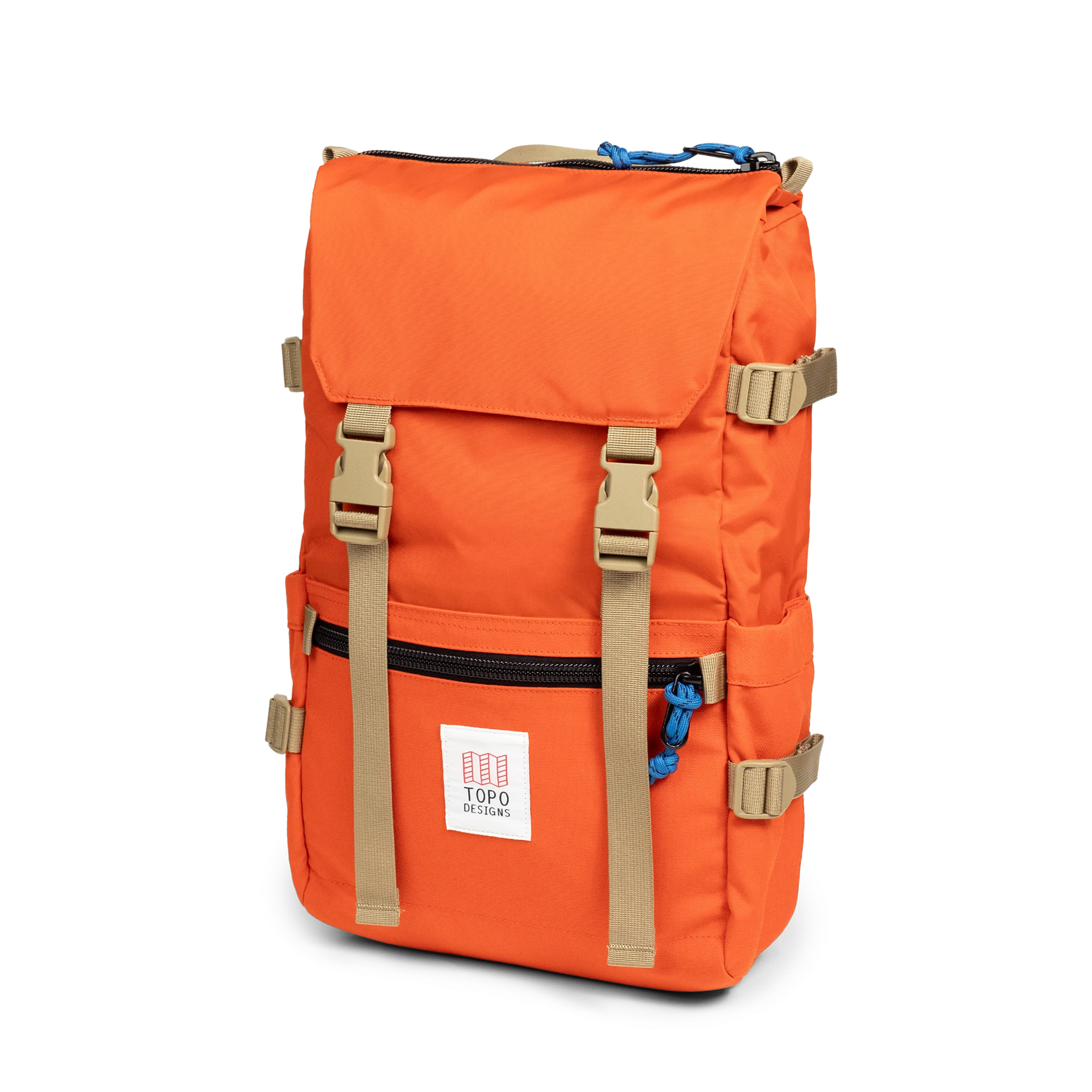 Front View of Topo Designs Rover Pack Classic in "Persimmon Haze"