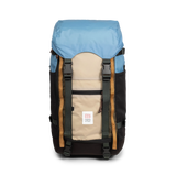 Front View of Topo Designs Rover Trail Pack 22L in "River Blue / Cobblestone"