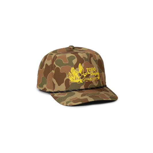 Twill Rope Cap - Duck Camo