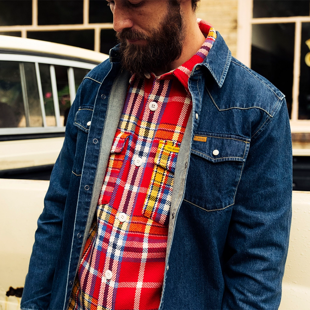 Mountain Shirt Long Sleeve Denim - Men's