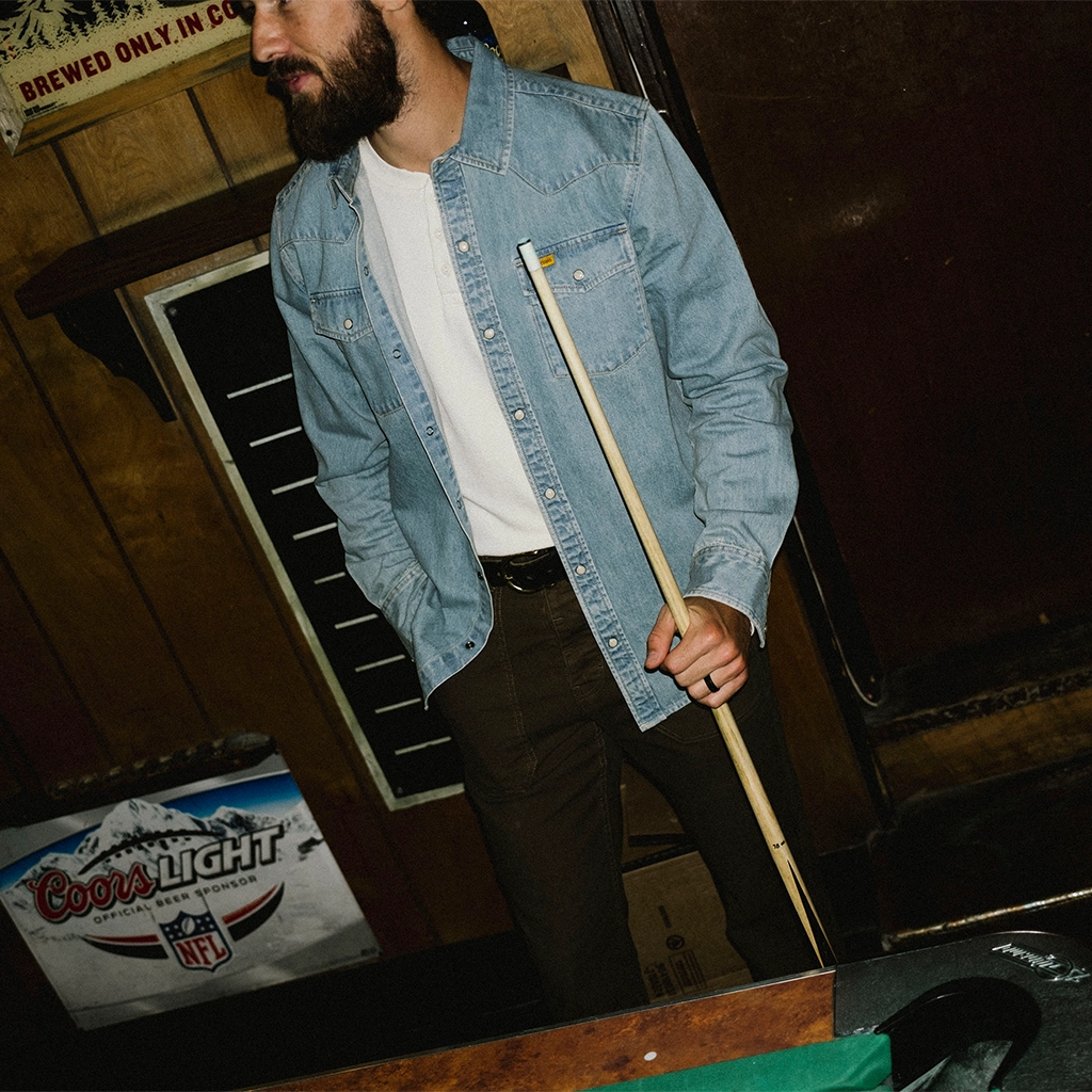 Mountain Shirt Long Sleeve Denim - Men's