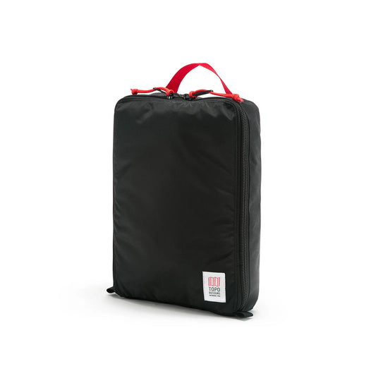 Topo Designs Pack Bag 10L travel packing cube in "Black".